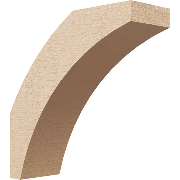 Ekena Millwork BRCUR04X12X12THRRCPR