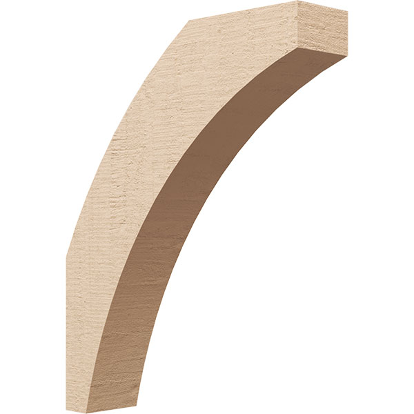 Ekena Millwork BRCUR04X18X22THRRCPR