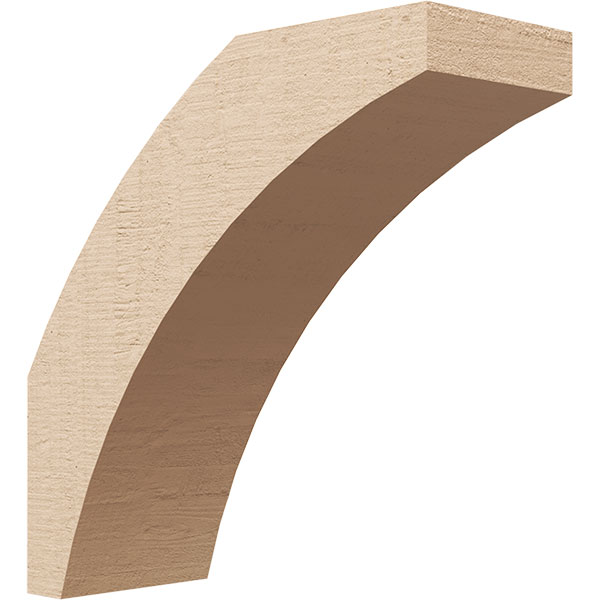 Ekena Millwork BRCUR06X16X16THRRCPR