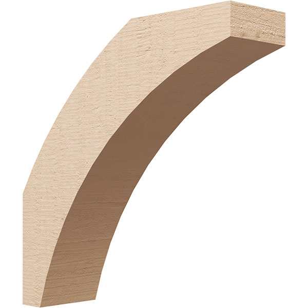Ekena Millwork BRCUR06X22X22THRRCPR