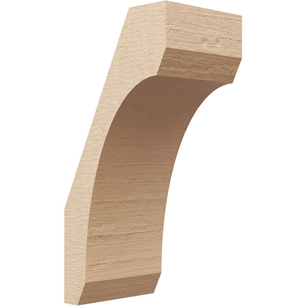 Ekena Millwork BRCUR06X08X16LECRCPR