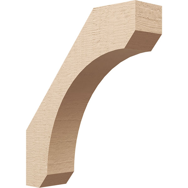 Ekena Millwork BRCUR06X24X28LECRCPR