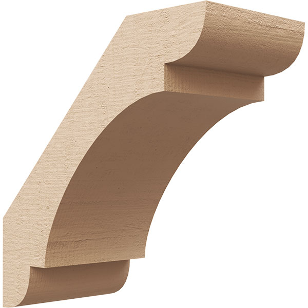 Ekena Millwork BRCUR04X08X08OLYRCPR