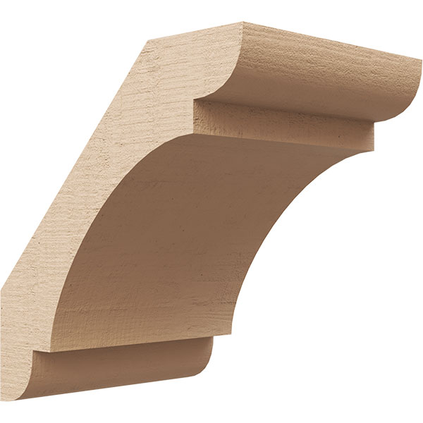 Ekena Millwork BRCUR06X08X08OLYRCPR