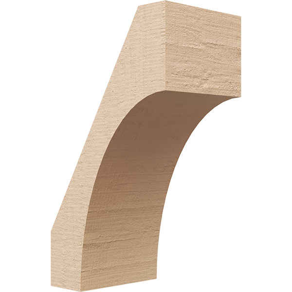 Ekena Millwork BRCUR04X06X10WTLRCPR
