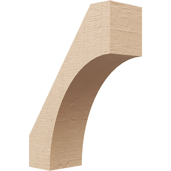 Ekena Millwork BRCUR04X10X14WTLRCPR