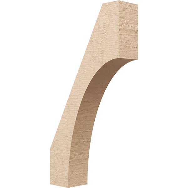 Ekena Millwork BRCUR04X14X26WTLRCPR