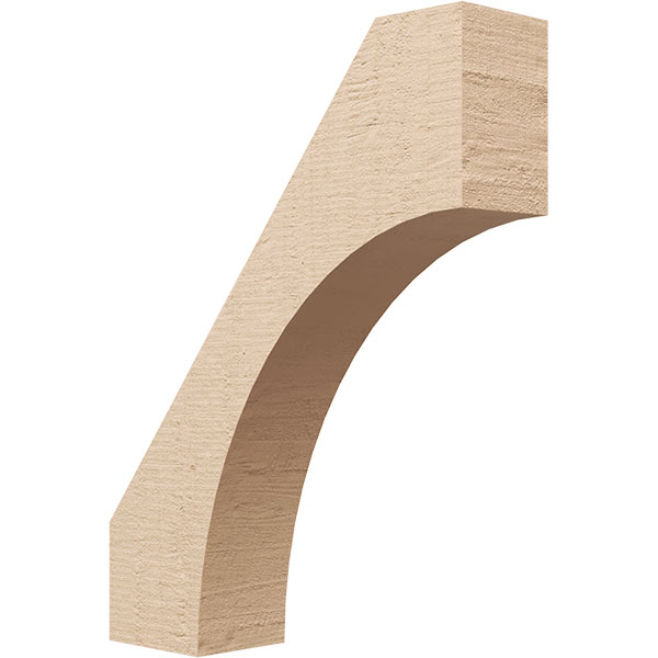 Ekena Millwork BRCUR04X16X20WTLRCPR