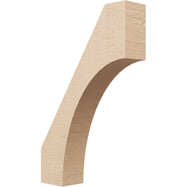 Ekena Millwork BRCUR04X16X24WTLRCPR