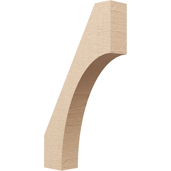 Ekena Millwork BRCUR04X16X28WTLRCPR