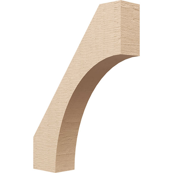 Ekena Millwork BRCUR04X18X24WTLRCPR