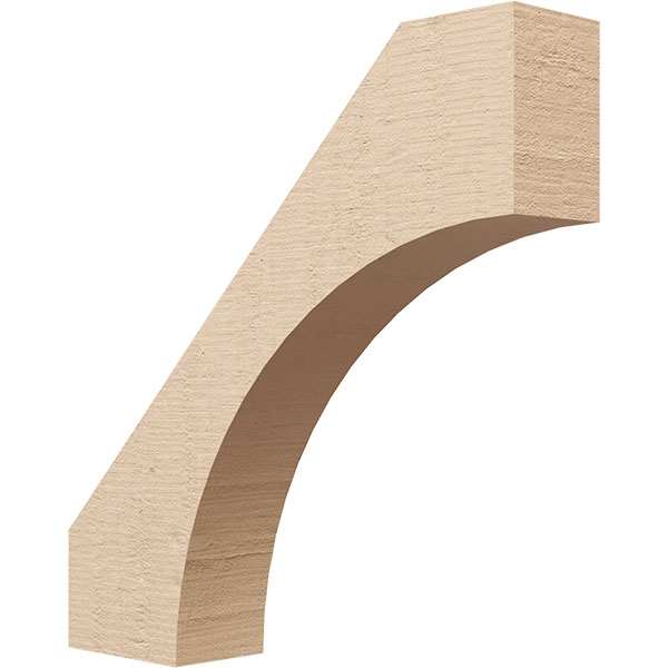 Ekena Millwork BRCUR04X20X20WTLRCPR