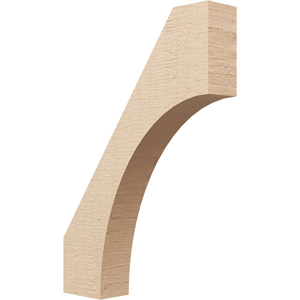 Ekena Millwork BRCUR04X20X28WTLRCPR