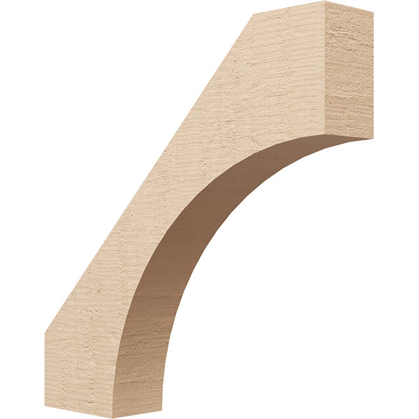 Ekena Millwork BRCUR04X22X22WTLRCPR