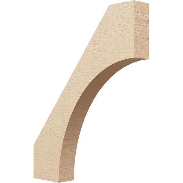 Ekena Millwork BRCUR04X26X32WTLRCPR