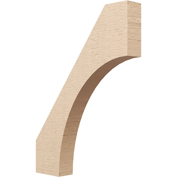 Ekena Millwork BRCUR04X26X34WTLRCPR