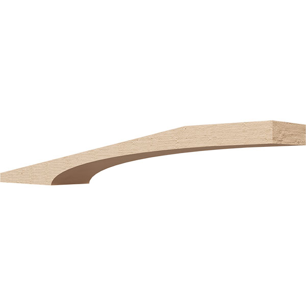 Ekena Millwork BRCUR04X26X38WTLRCPR