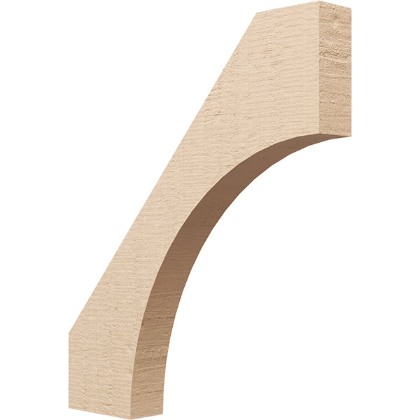 Ekena Millwork BRCUR04X30X34WTLRCPR