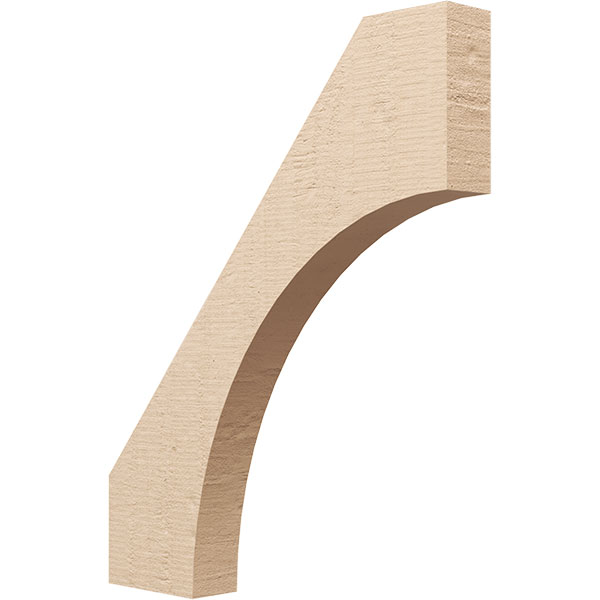 Ekena Millwork BRCUR04X30X36WTLRCPR