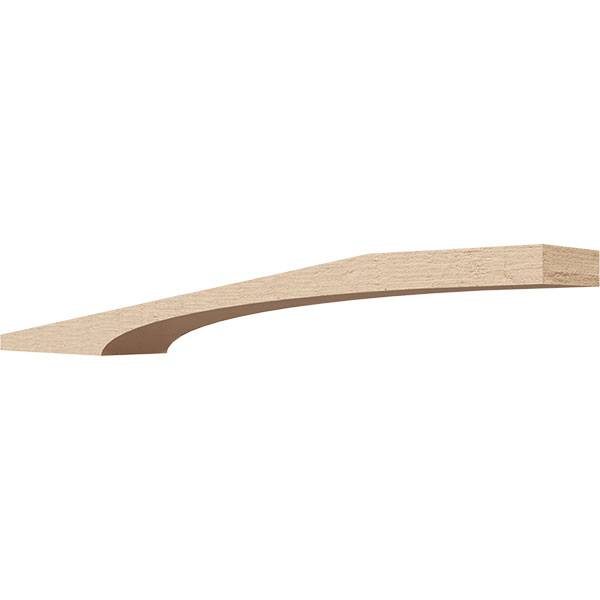 Ekena Millwork BRCUR04X30X38WTLRCPR