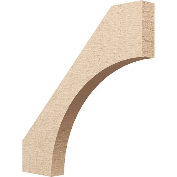Ekena Millwork BRCUR04X36X36WTLRCPR
