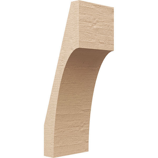 Ekena Millwork BRCUR06X06X18WTLRCPR