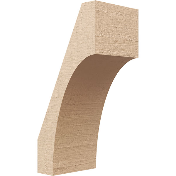 Ekena Millwork BRCUR06X08X16WTLRCPR