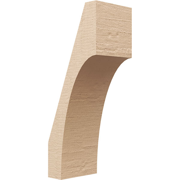 Ekena Millwork BRCUR06X08X20WTLRCPR