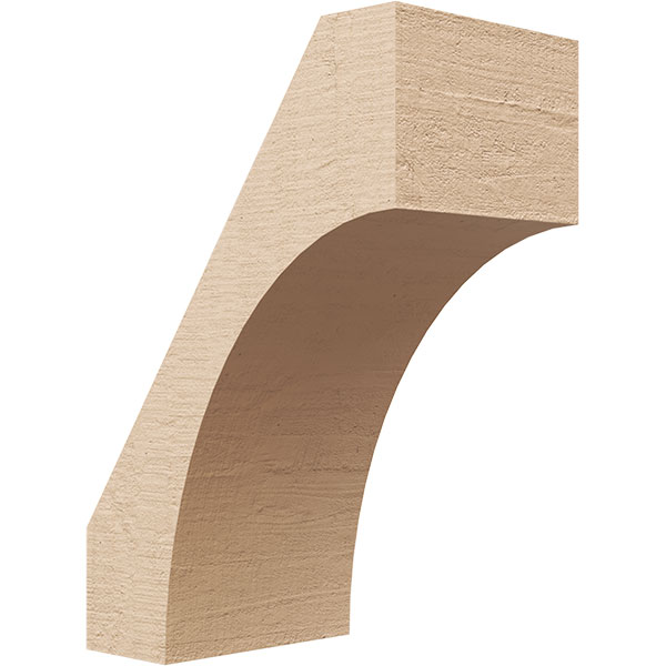 Ekena Millwork BRCUR06X10X14WTLRCPR