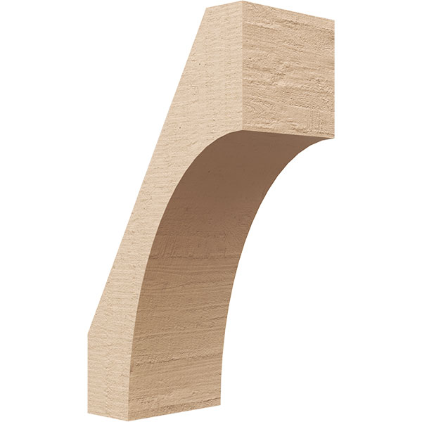 Ekena Millwork BRCUR06X10X18WTLRCPR