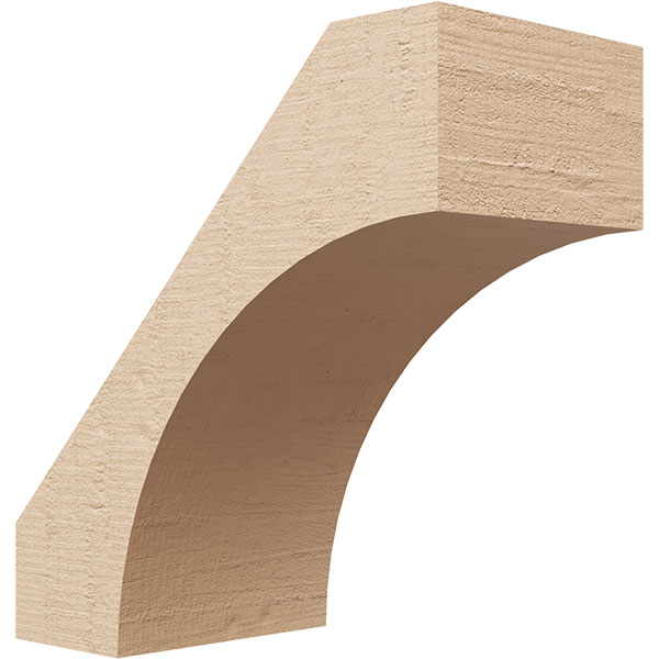 Ekena Millwork BRCUR06X12X12WTLRCPR