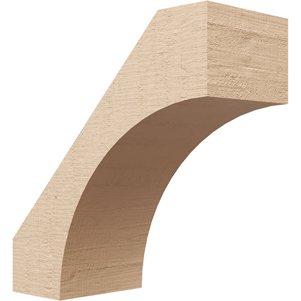 Ekena Millwork BRCUR06X14X14WTLRCPR
