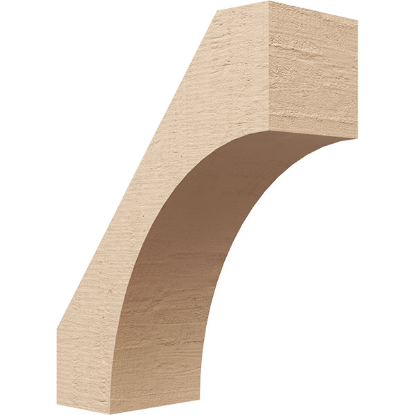 Ekena Millwork BRCUR06X14X18WTLRCPR