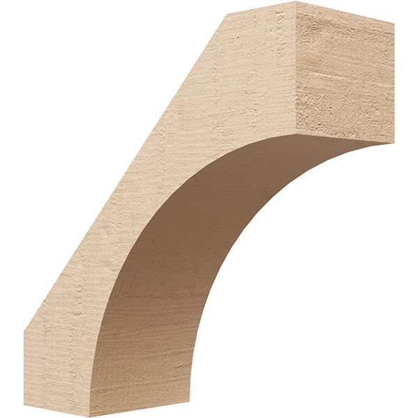 Ekena Millwork BRCUR06X16X16WTLRCPR