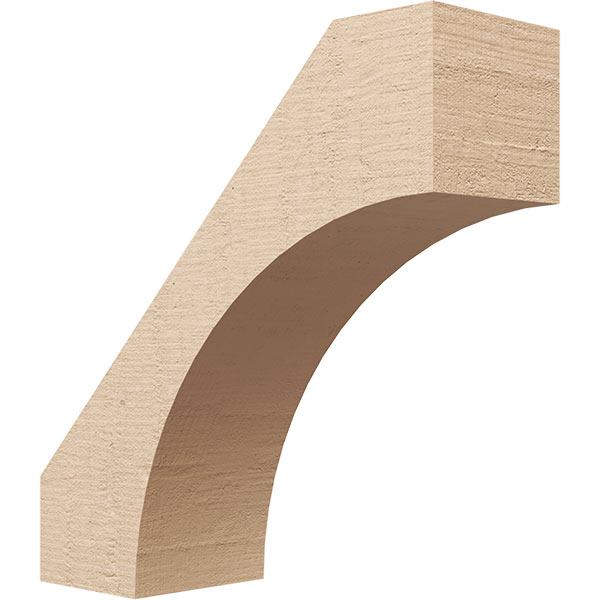 Ekena Millwork BRCUR06X18X18WTLRCPR