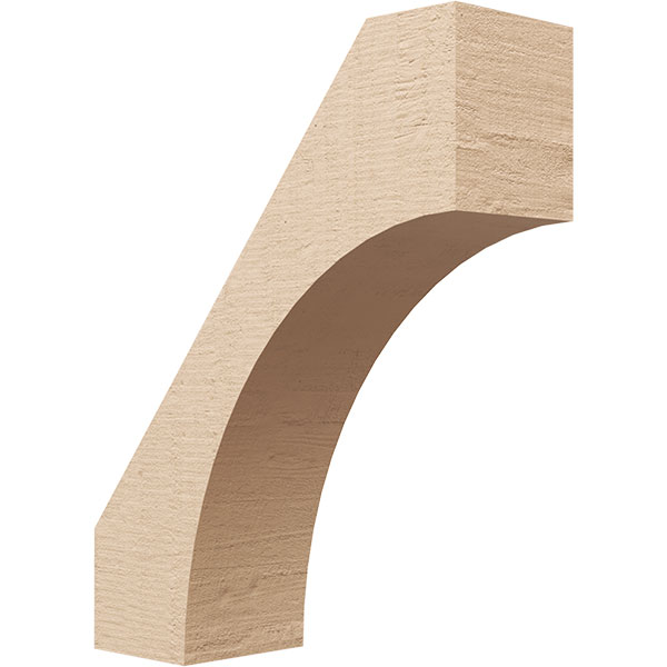 Ekena Millwork BRCUR06X18X22WTLRCPR