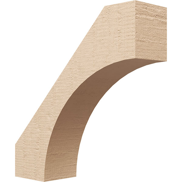 Ekena Millwork BRCUR06X22X22WTLRCPR