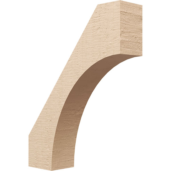 Ekena Millwork BRCUR06X24X30WTLRCPR