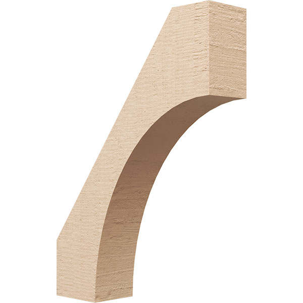 Ekena Millwork BRCUR06X24X32WTLRCPR