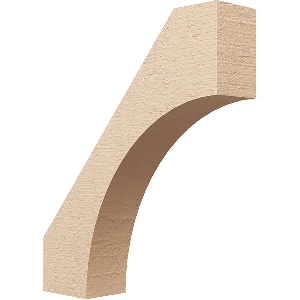 Ekena Millwork BRCUR06X26X30WTLRCPR