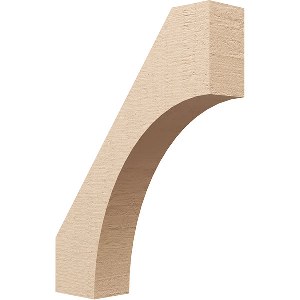 Ekena Millwork BRCUR06X26X34WTLRCPR