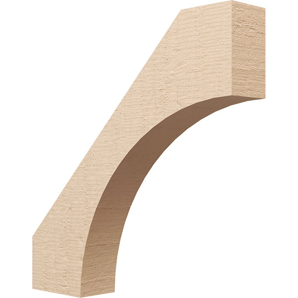 Ekena Millwork BRCUR06X34X34WTLRCPR