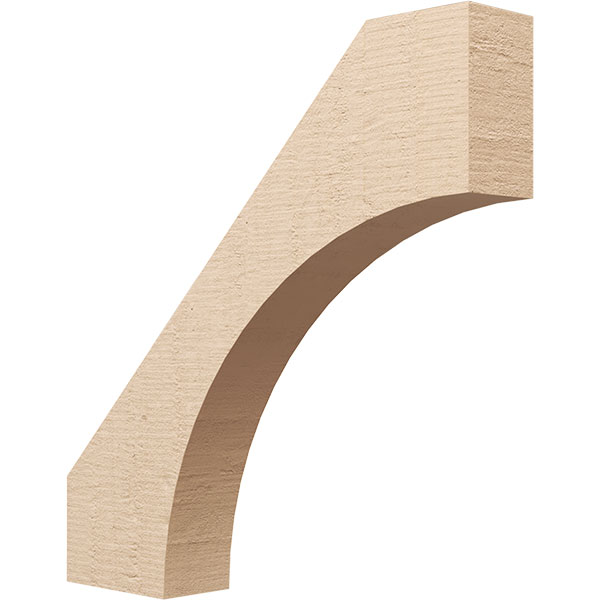Ekena Millwork BRCUR06X36X36WTLRCPR