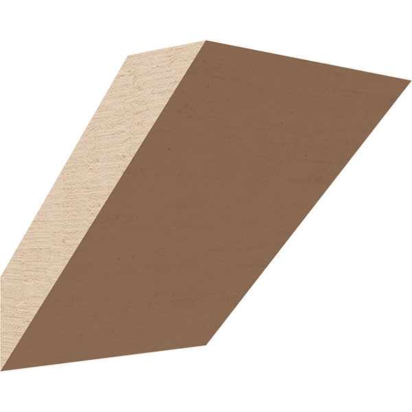 Ekena Millwork BRCUR06X06X06TRARCPR