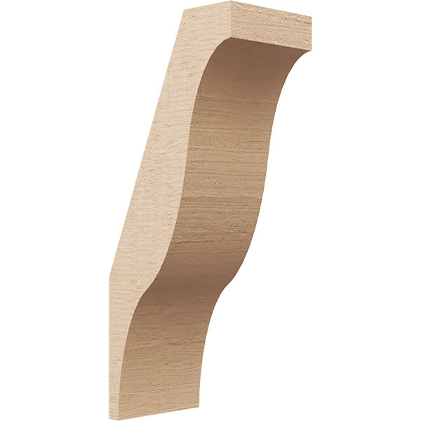 Ekena Millwork BRCUR04X06X14FSTRCPR