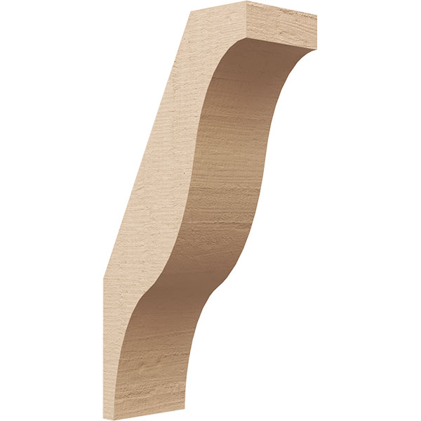 Ekena Millwork BRCUR04X08X16FSTRCPR