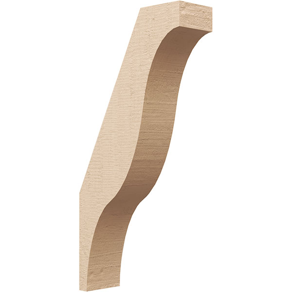 Ekena Millwork BRCUR04X12X24FSTRCPR