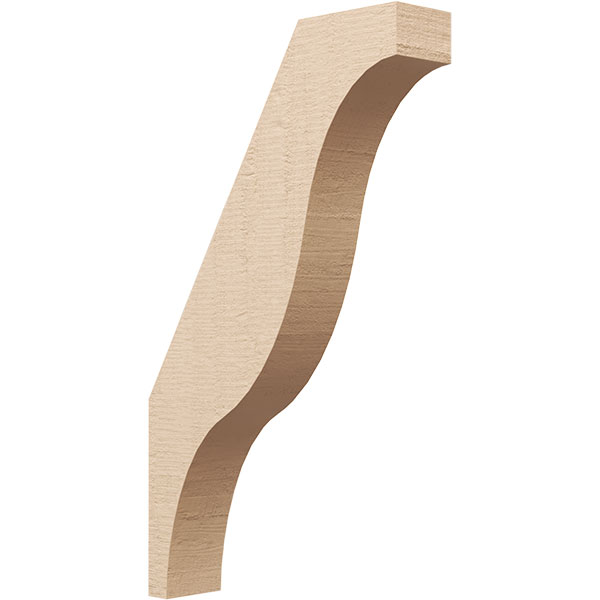 Ekena Millwork BRCUR04X18X30FSTRCPR