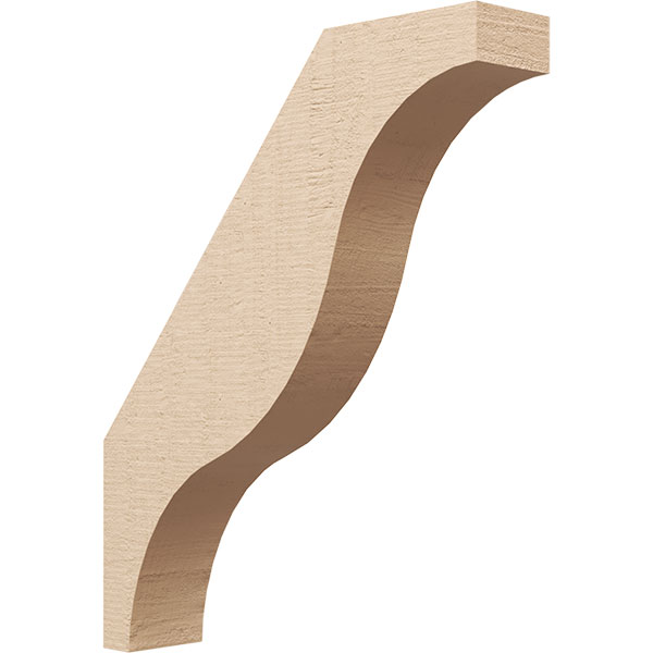 Ekena Millwork BRCUR04X20X24FSTRCPR