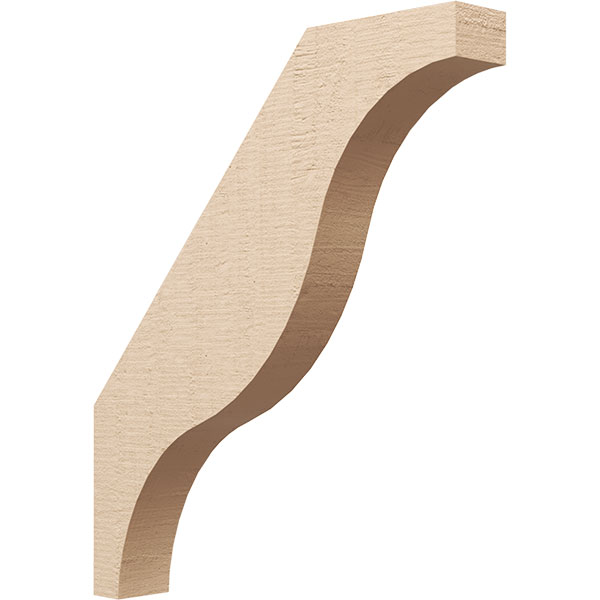 Ekena Millwork BRCUR04X28X32FSTRCPR
